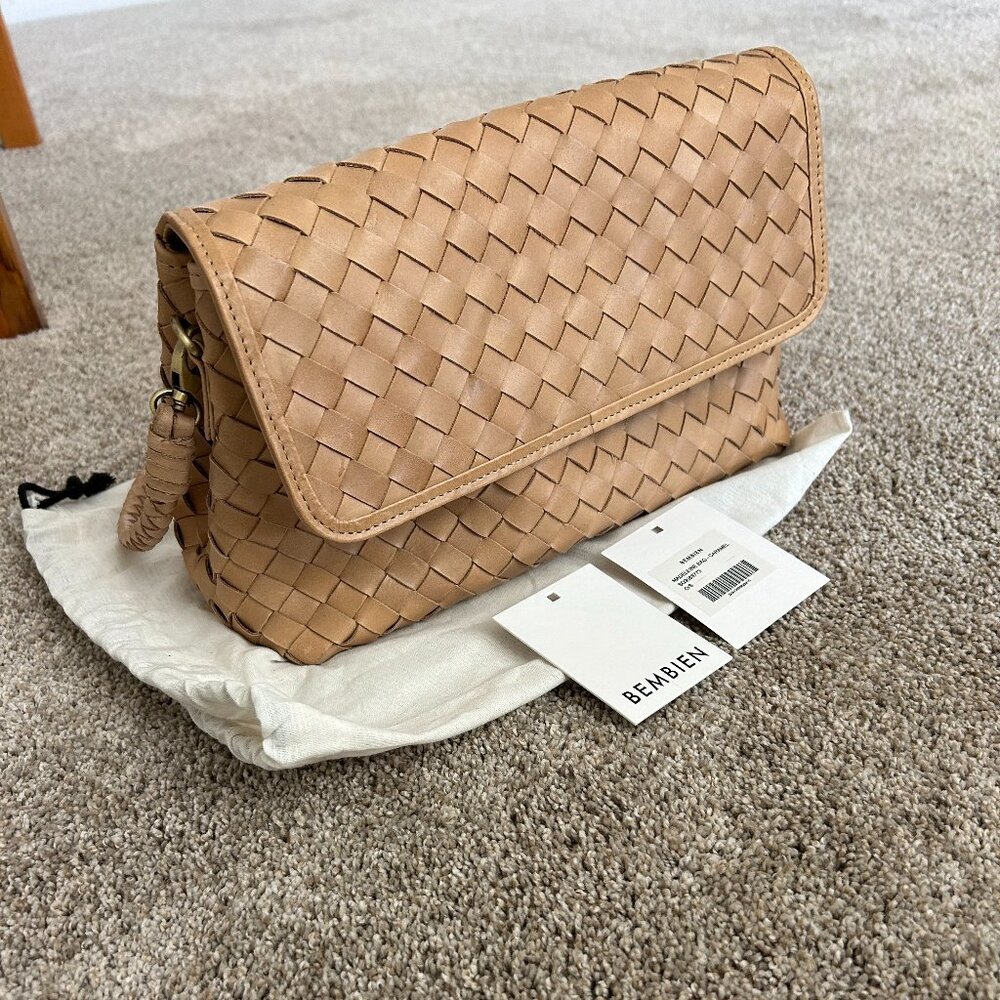 NWT Bembien Madeleine Bag Caramel - Picture 2 of 6